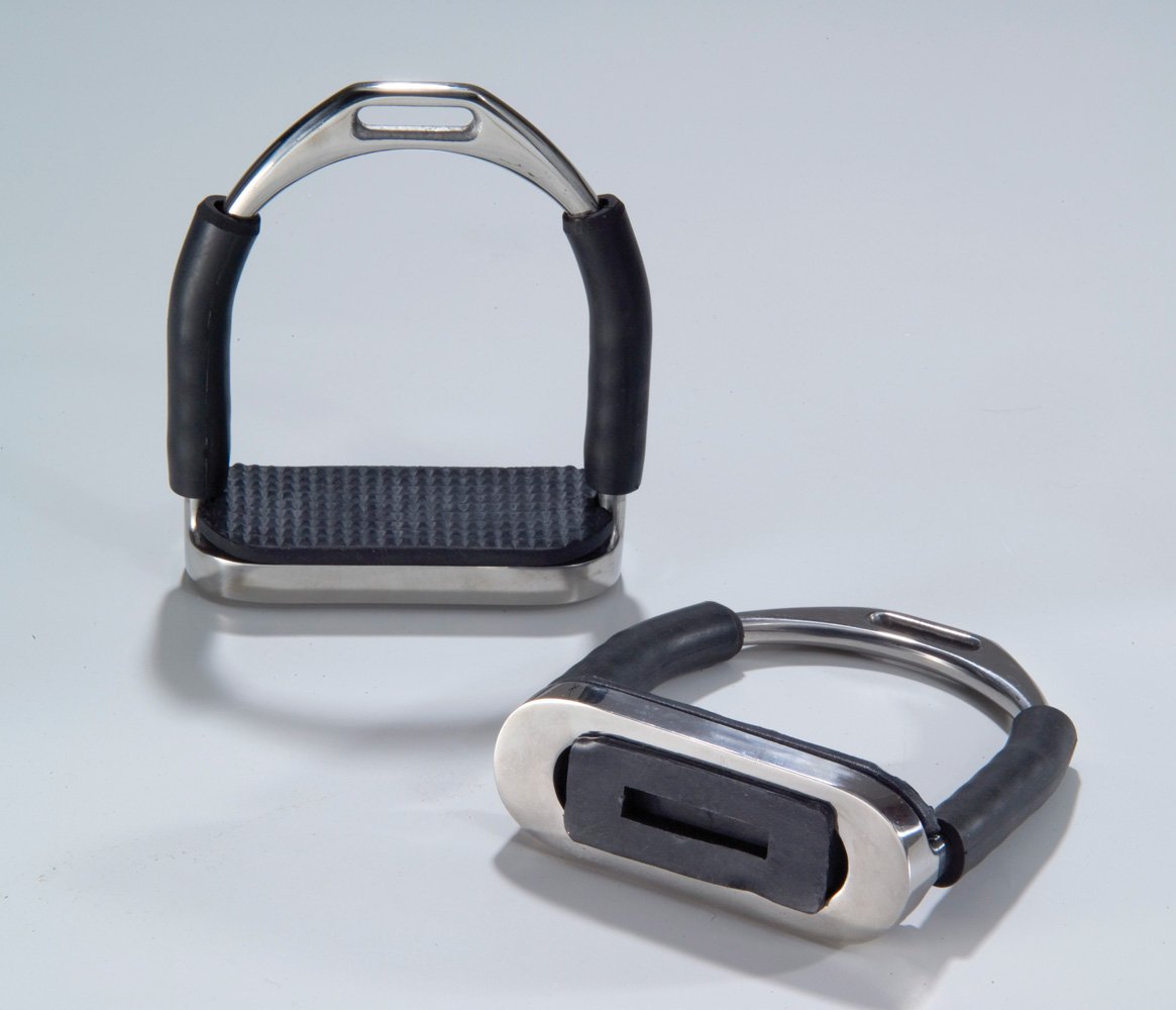 Rhinegold Flexi-Irons/Stirrups With Treads