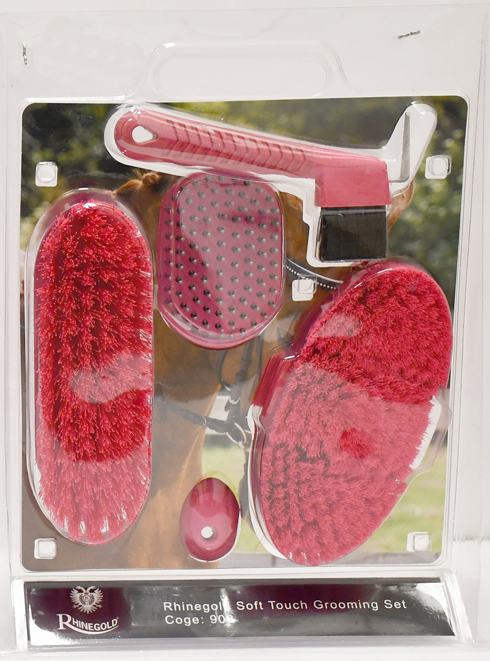 Rhinegold Soft Touch Grooming Brush Blister Pack