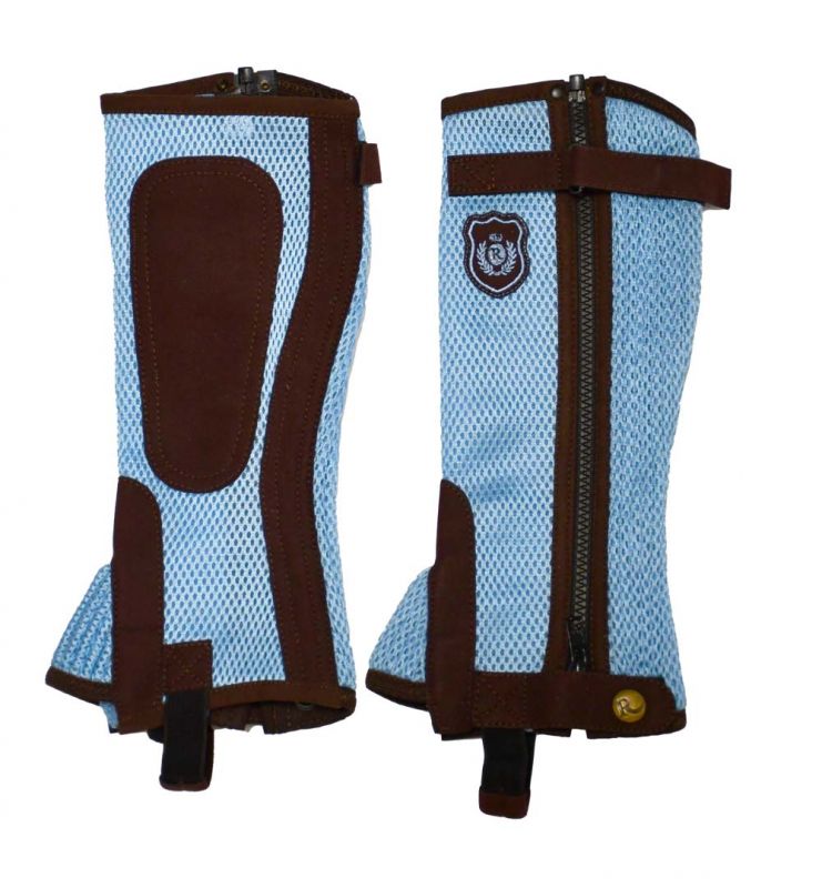 Rhinegold Childs Lightweight Mesh Gaiter Pink or Blue