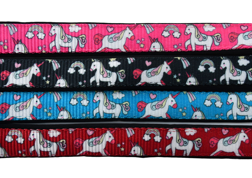 Rhinegold Unicorn Padded Headcollar & Lead Rope Set Shetland & Pony Sizes