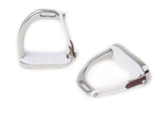 Rhinegold Stainless Steel Safety Irons/Stirrups