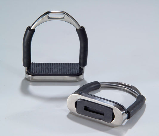 Rhinegold Flexi-Irons/Stirrups With Treads