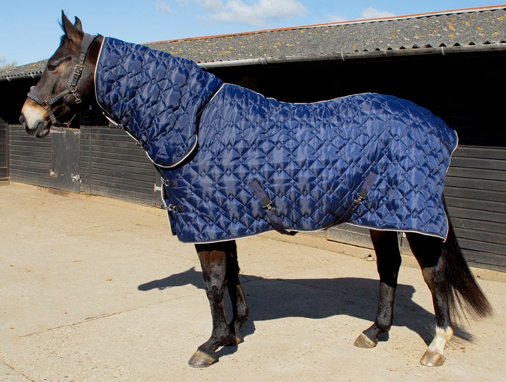 300gsm Rhinegold Texas Diamond Combo Stable Quilted Rug