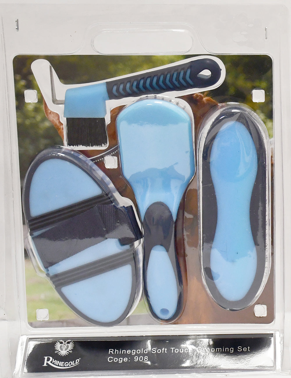 Rhinegold Soft Touch Grooming Brush Blister Pack