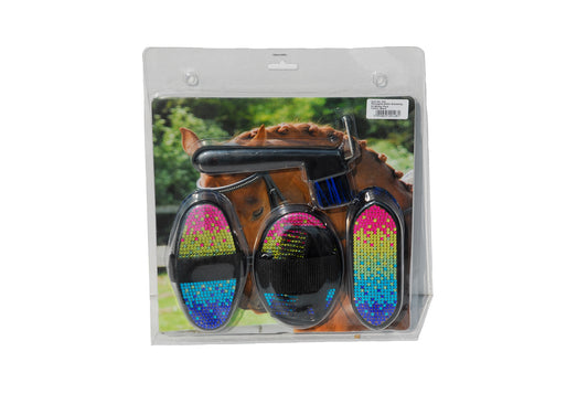 Rhinegold Rainbow Glitter Junior Grooming Kit